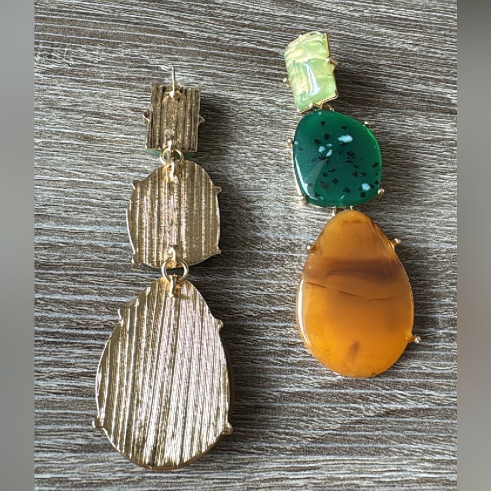 Bohemian drop earrings A541 - Picture 4 of 4